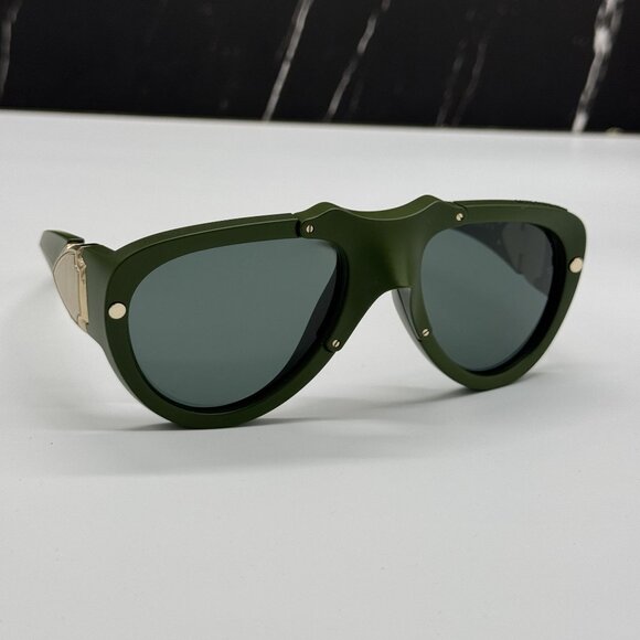 NEW BURBERRY BE4433U 413871 SUNGLASSES GREEN UNISEX BE4433U 4138/71 BURBERRY main image 8